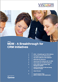 MDM - A Breakthrough for CRM Initiatives