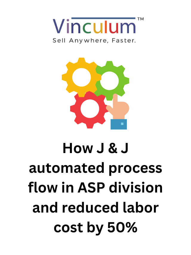 How J & J automated process flow in ASP division and reduced labor cost by 50%