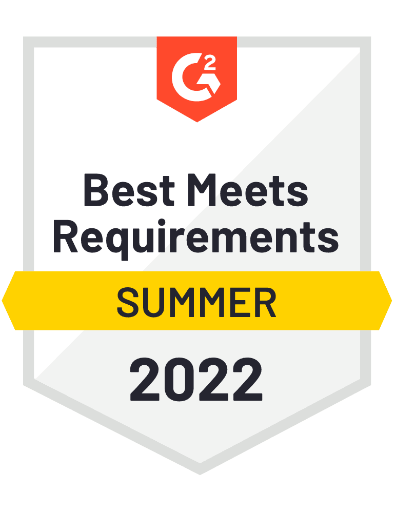 Best Meets Requirements Summer 2022